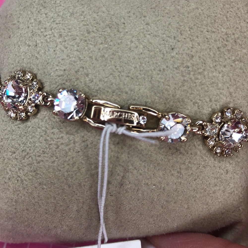 Marchesa Bracelet Crystal Link Bracelet - Picture 5 of 6